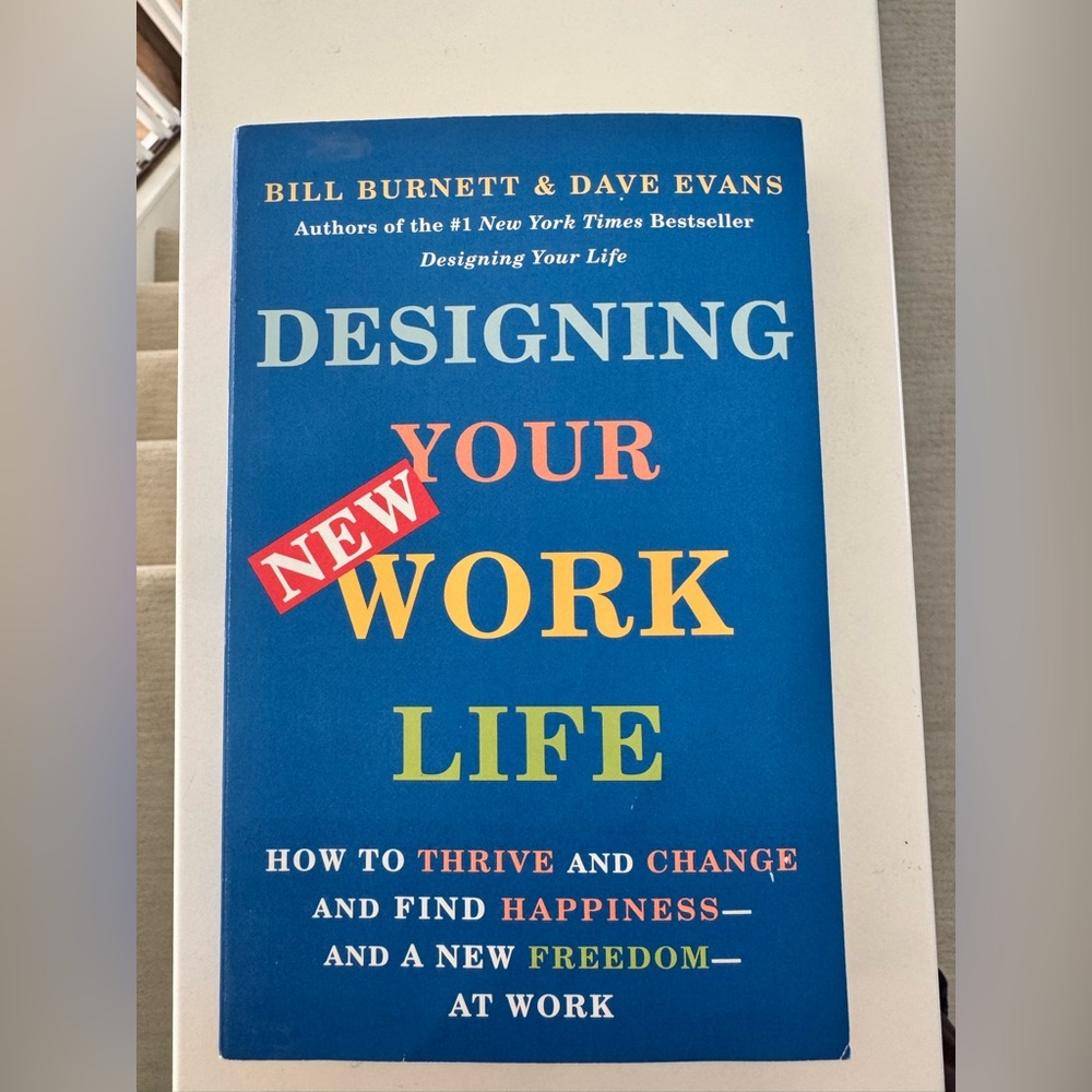 Designing Your Work Life Paperback Book by Bill Burnet and Dave Evans